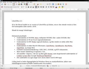 LibreOffice Writer 4.3